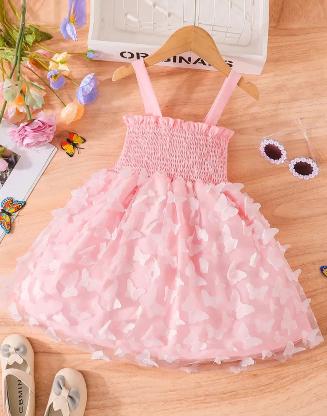 Pink Butterfly Dress #1000239