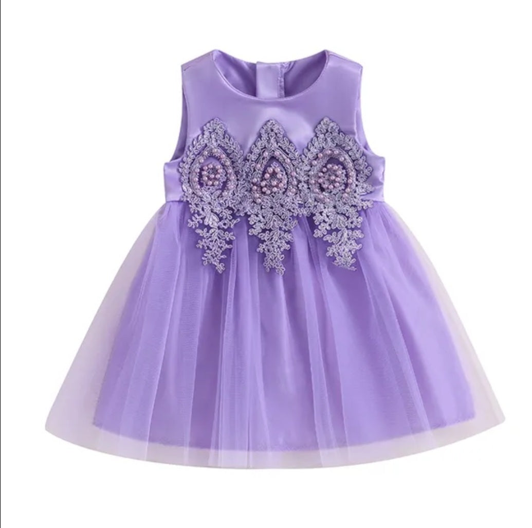 Purple Satin Special Occasions Dress #1000837