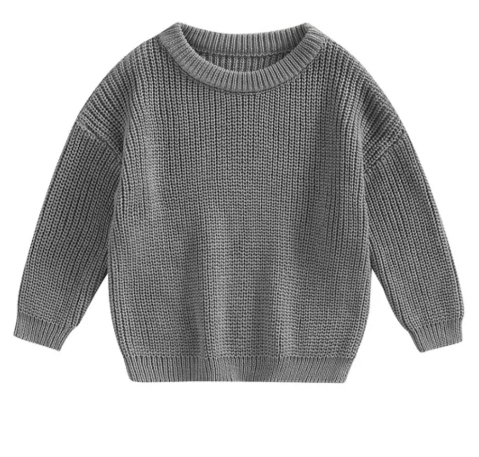 Gray Luxury Sweater Gender Neutral #10020029