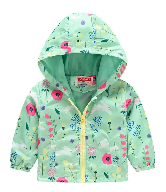 Mint Hooded Bunny Windbreaker #1000232