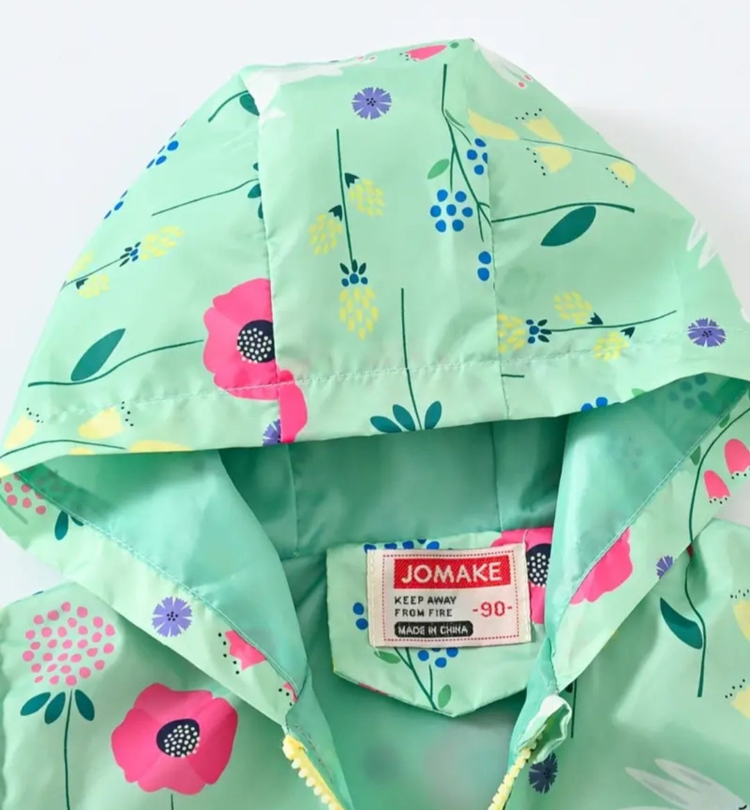 Mint Hooded Bunny Windbreaker #1000232