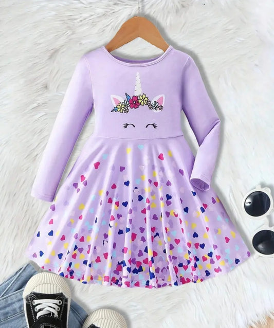 Purple Unicorn Dress #10020038