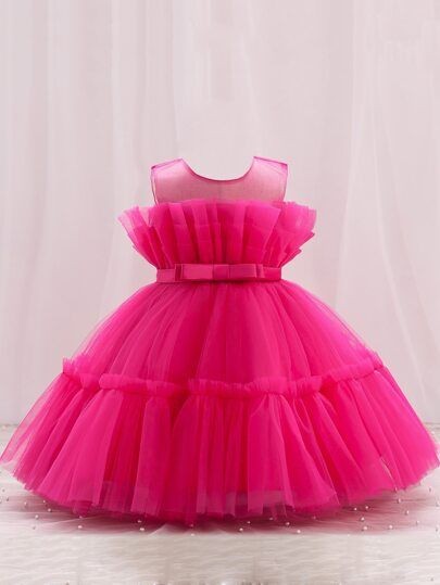 Cerise Pink Special Occasion Dress  #1000841