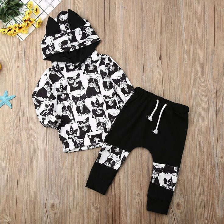 Pug Hooded Tracksuit and Matching Pants #200015