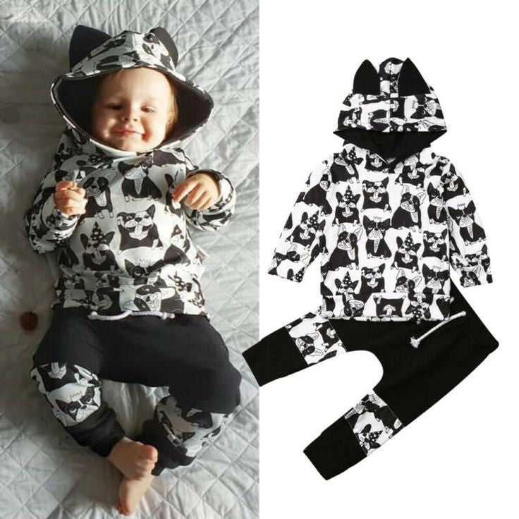 Pug Hooded Tracksuit and Matching Pants #200015