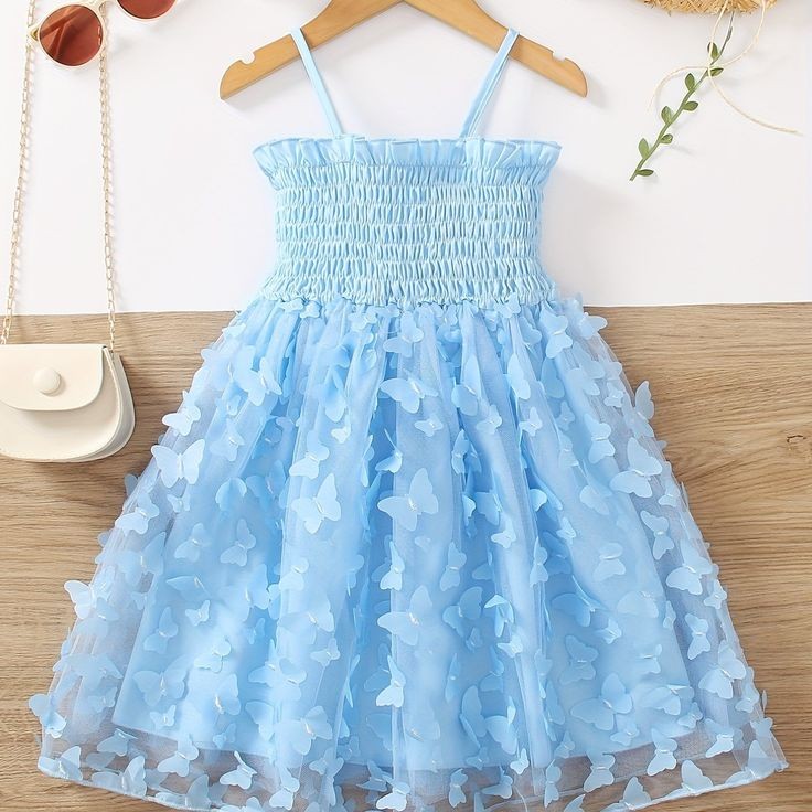 Blue Butterfly Dress #1000116