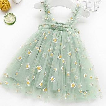 Green Daisy Dress #1000282