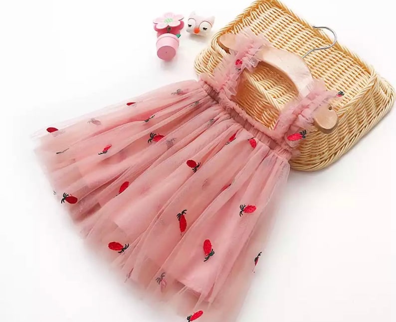 Berry Tulle Pink Dress #11001191