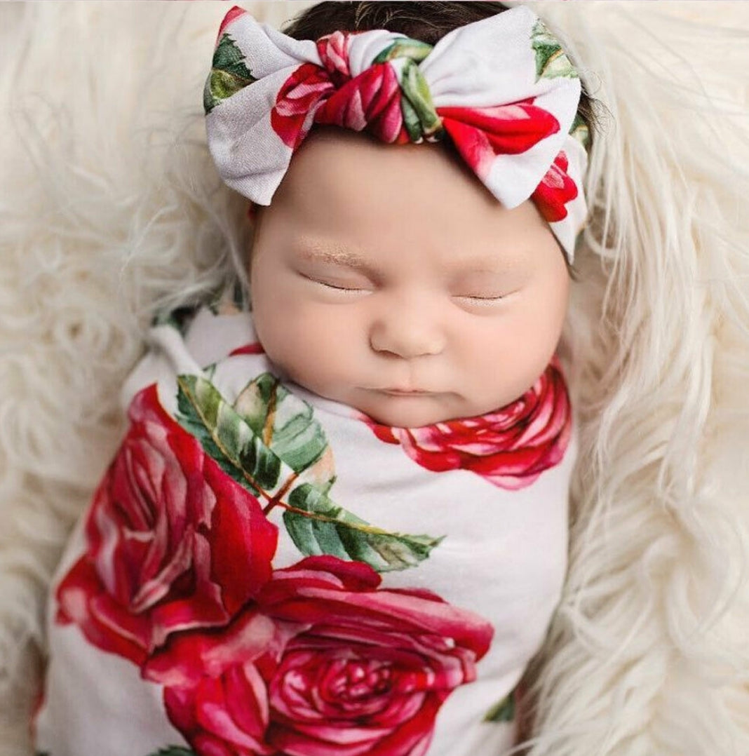 Swaddle Rose Red #400013