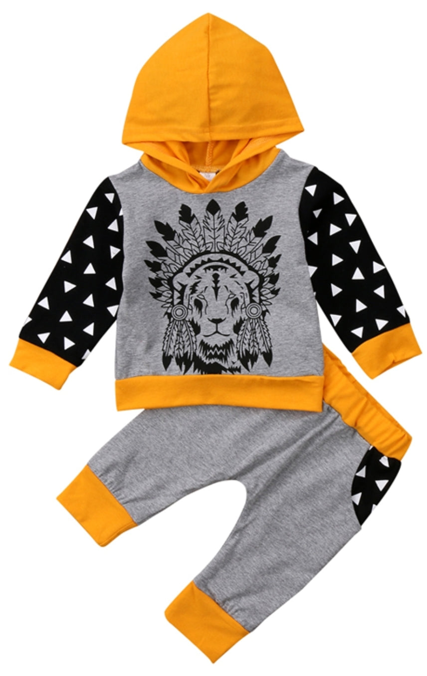 Lion Hoodie and Pants #20004