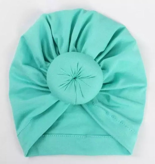 Turban Turquoise Doughnut Roll #400039