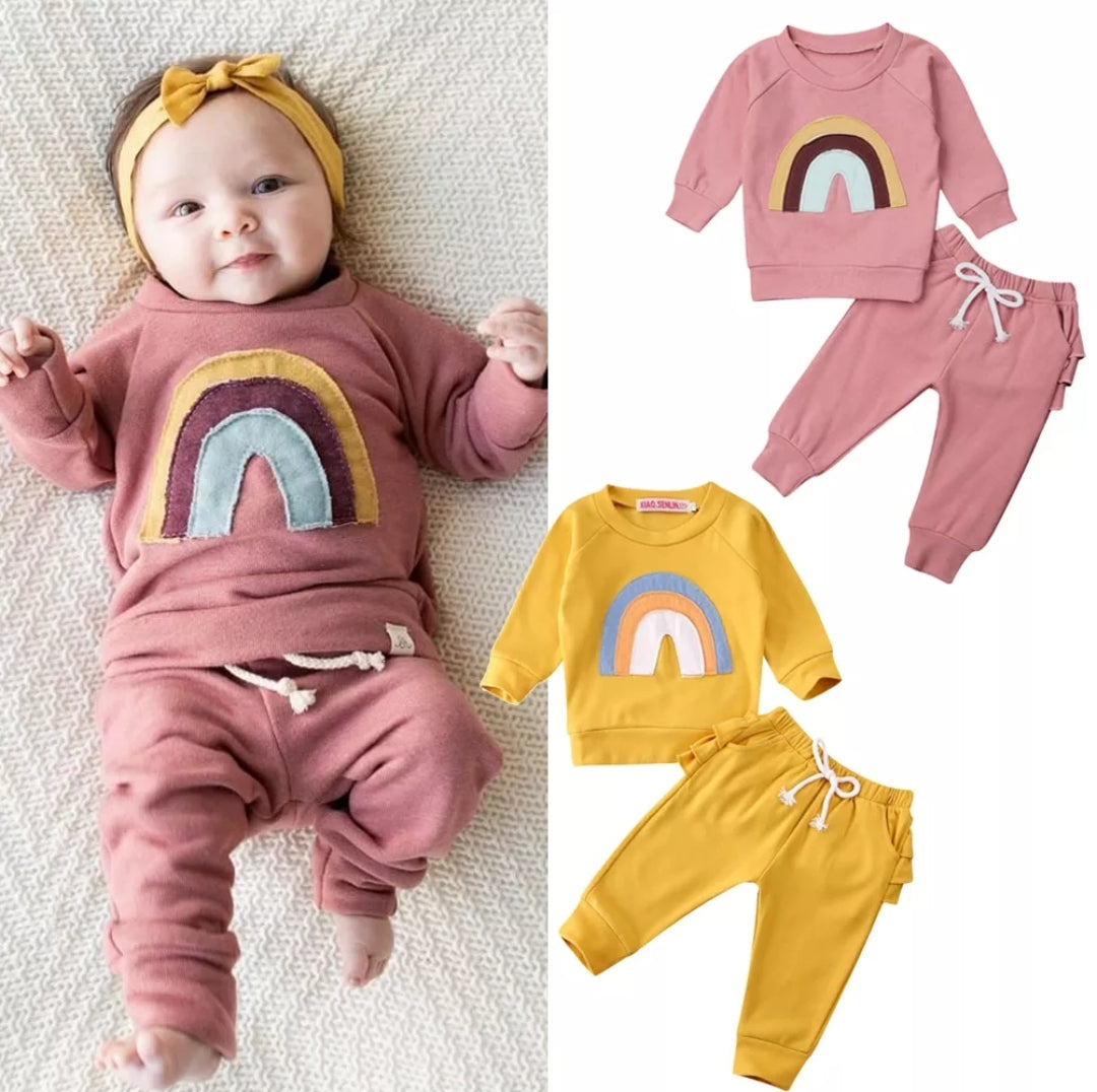 Salmon Rainbow Tracksuit #100061