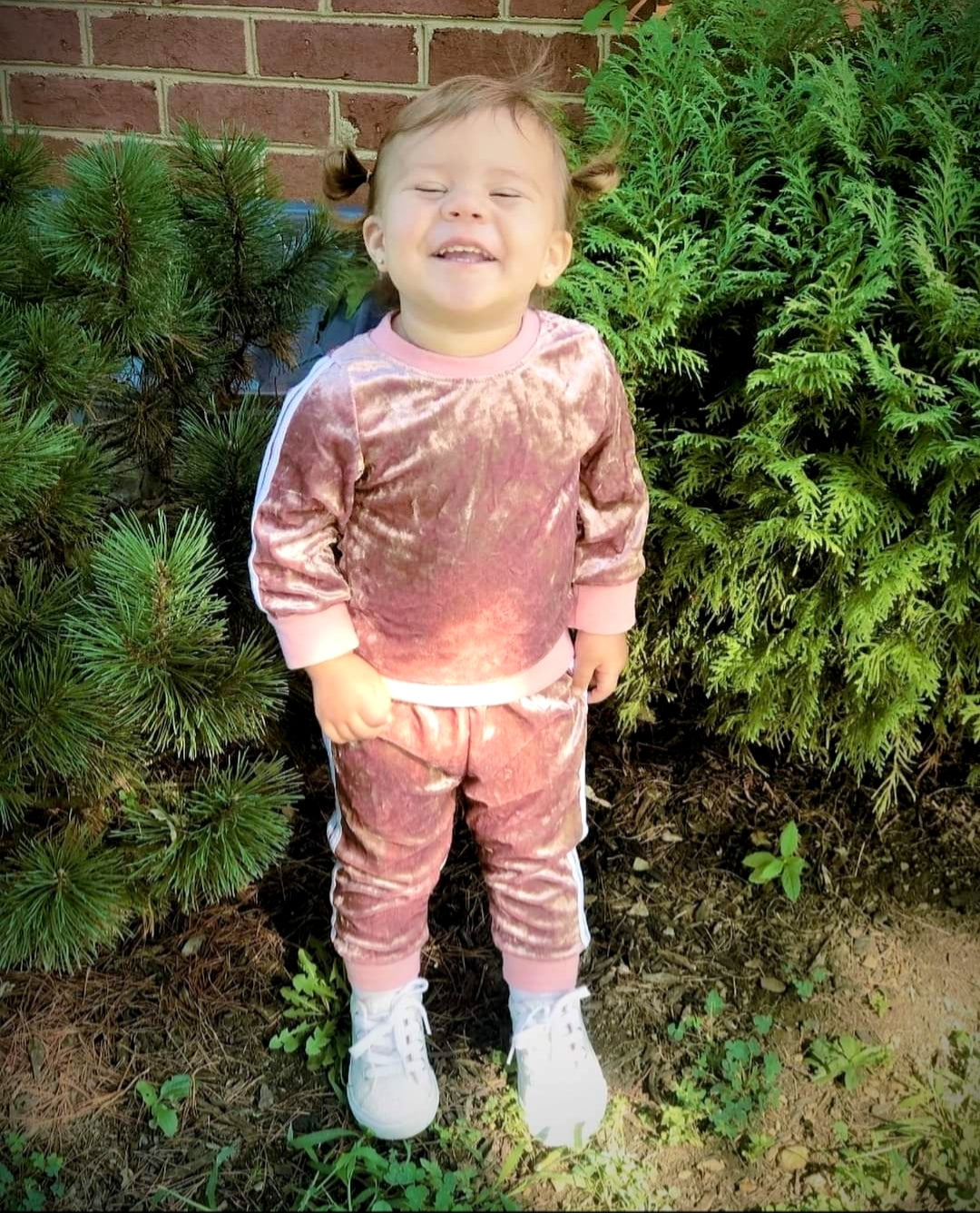 Pink Velvet Tracksuit #1000311