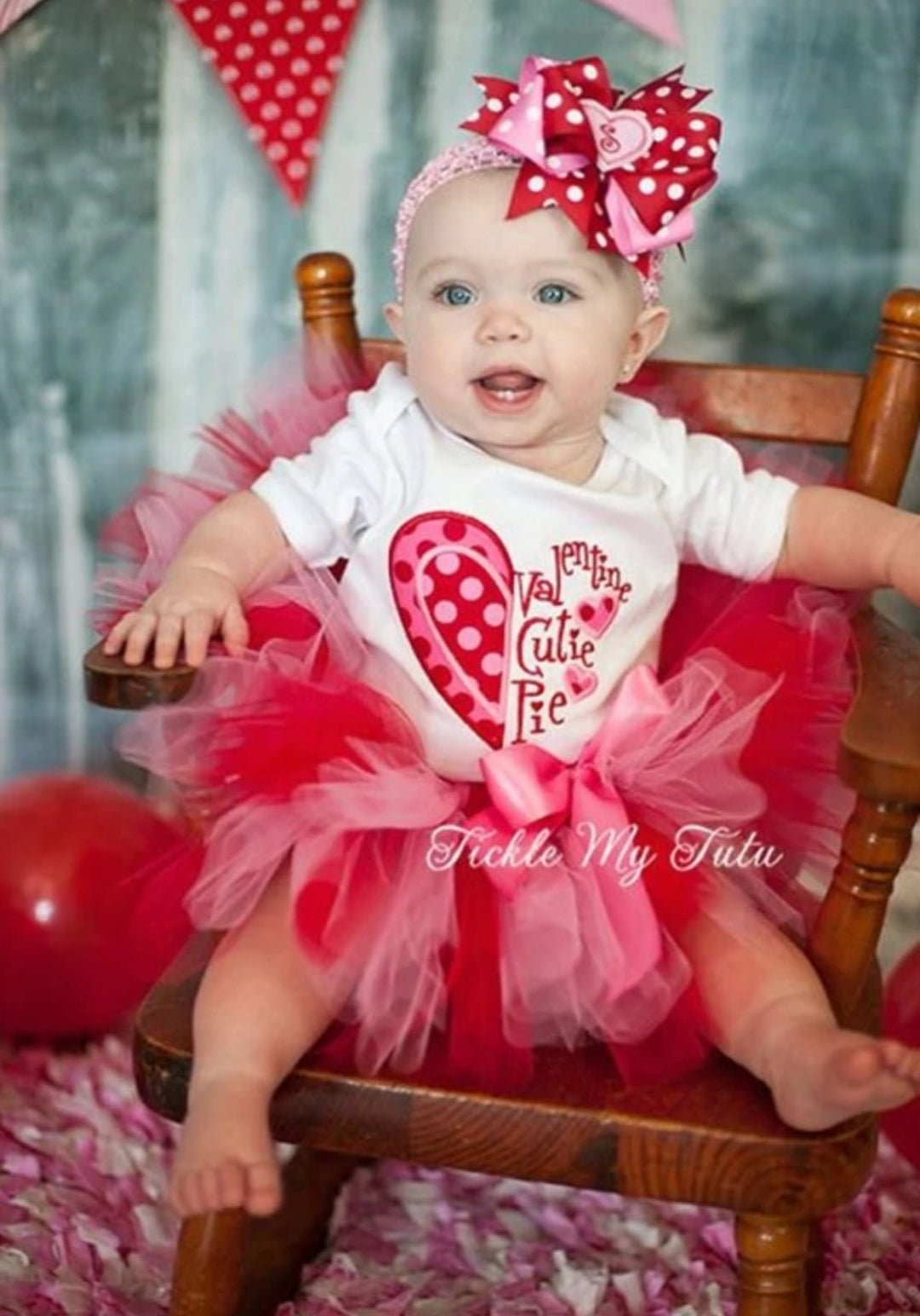 Cutie Pie Romper with Tutu and Headband #1000602