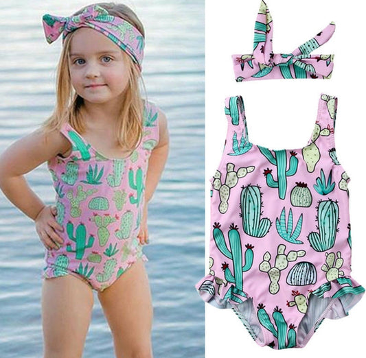 Cactus Swimsuit and Headband #1000666