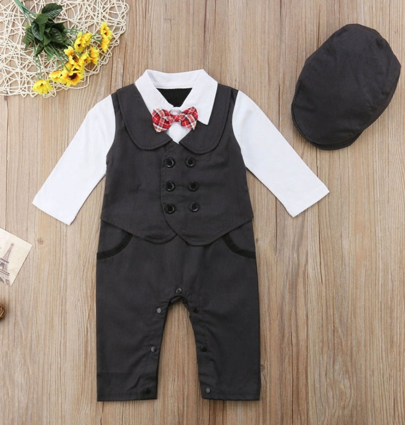 Gentleman Suit and Milk Man Cap #2000286