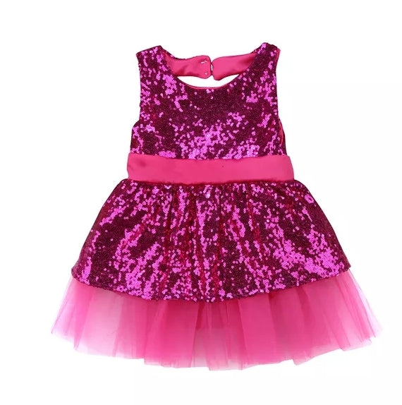 Pink Sequins Special Occasions Dress #1001034