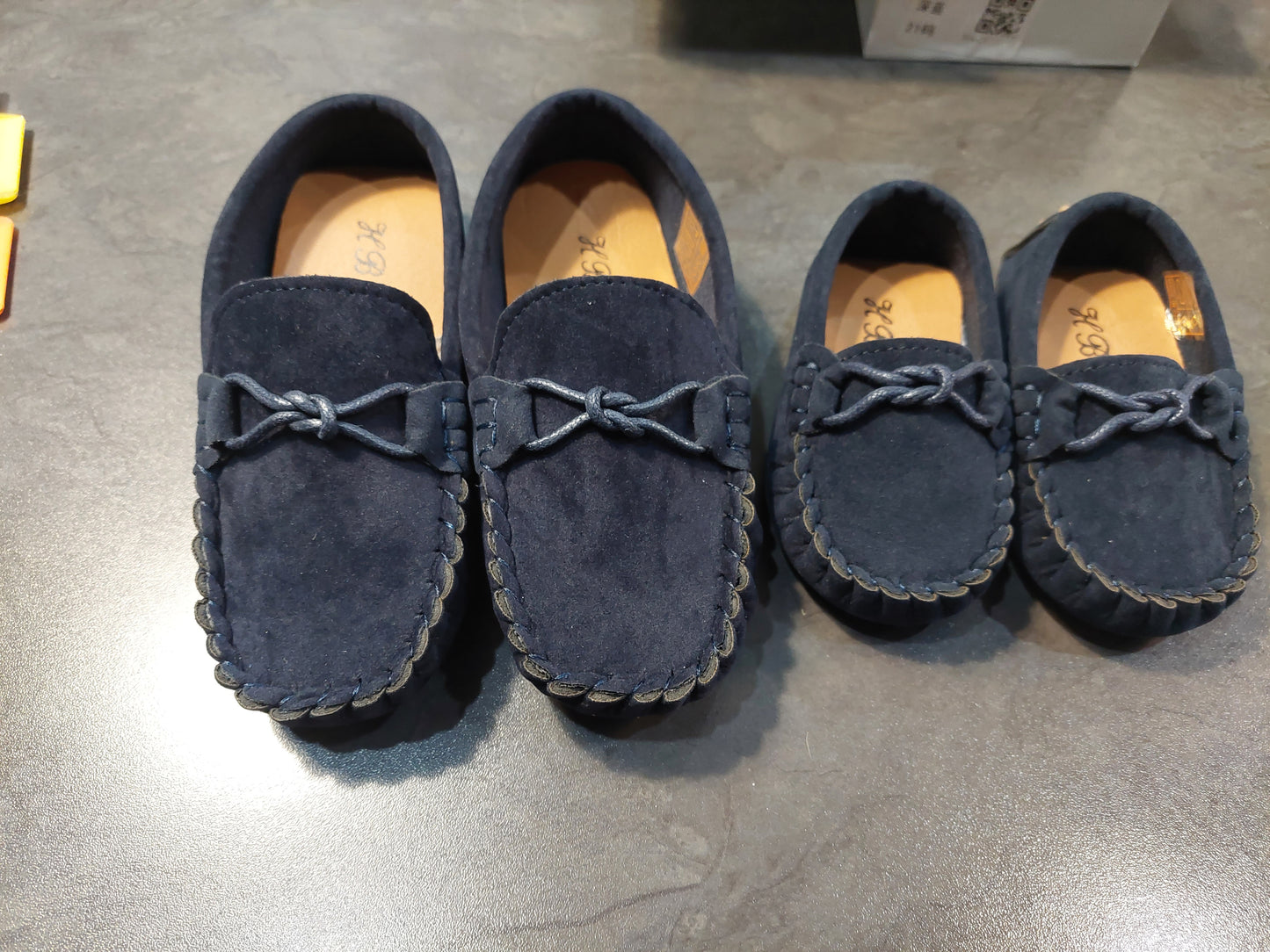 Navy Loafer Measurements outside sole #300034