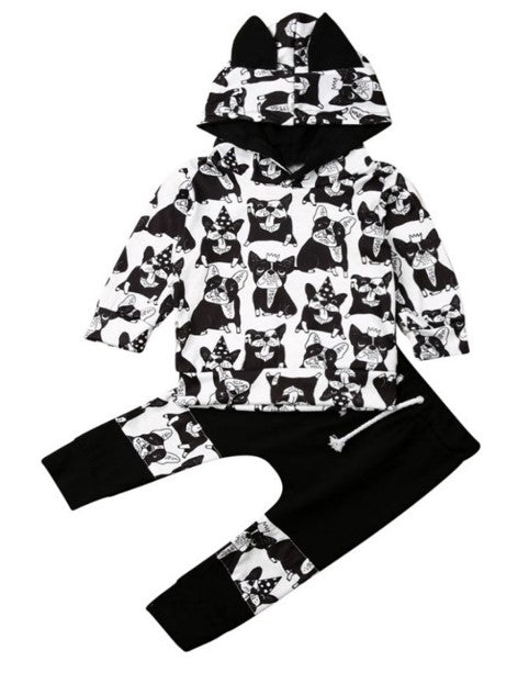 Pug Hooded Tracksuit and Matching Pants #200015