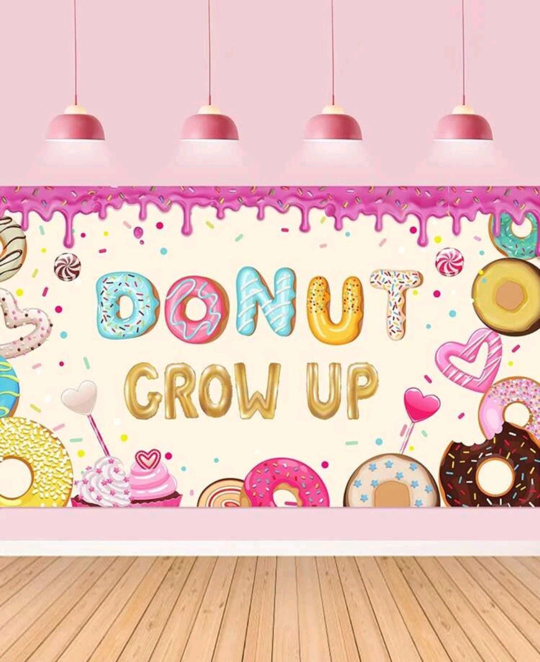 Donut Grow Up Banner (Doughnut) #500041