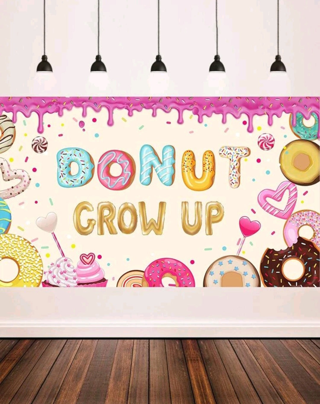 Donut Grow Up Banner (Doughnut) #500041