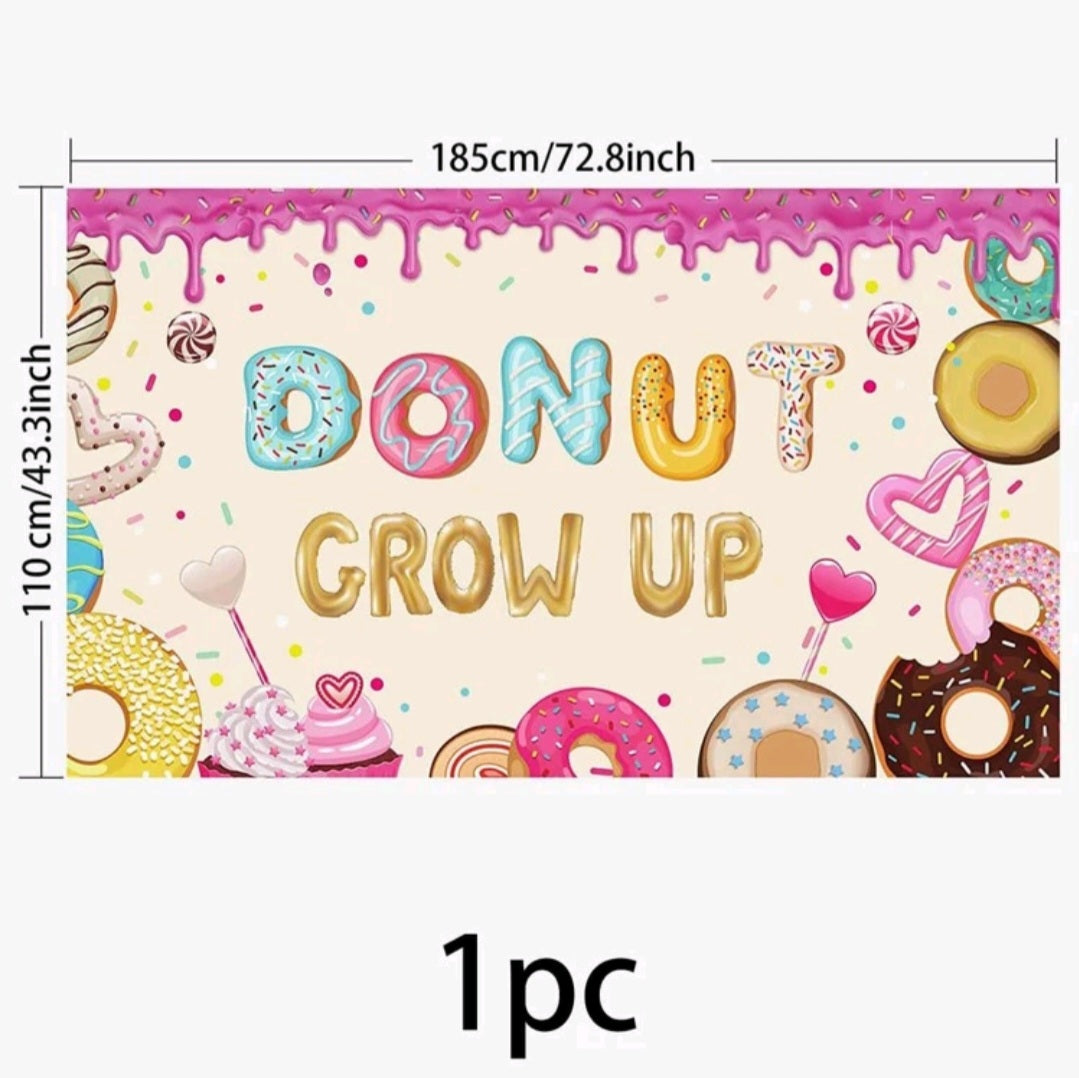 Donut Grow Up Banner (Doughnut) #500041