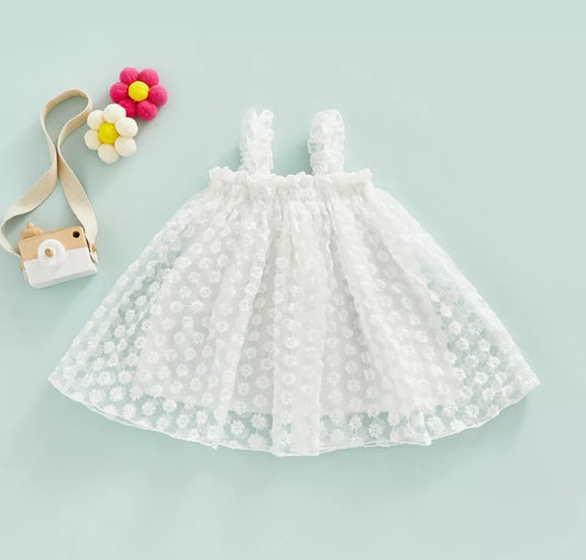 White Tulle Dress #1001069