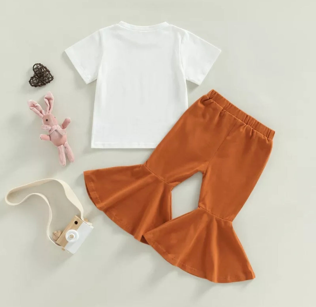 Bunny T-shirt and Toffee Bellbottoms #1001125