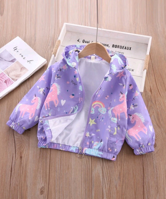 Purple Unicorn Windbreaker #1001028