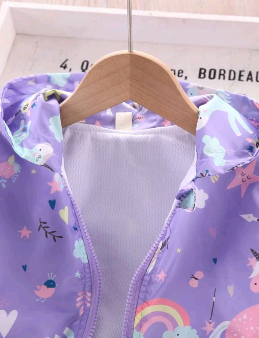 Purple Unicorn Windbreaker #1001028