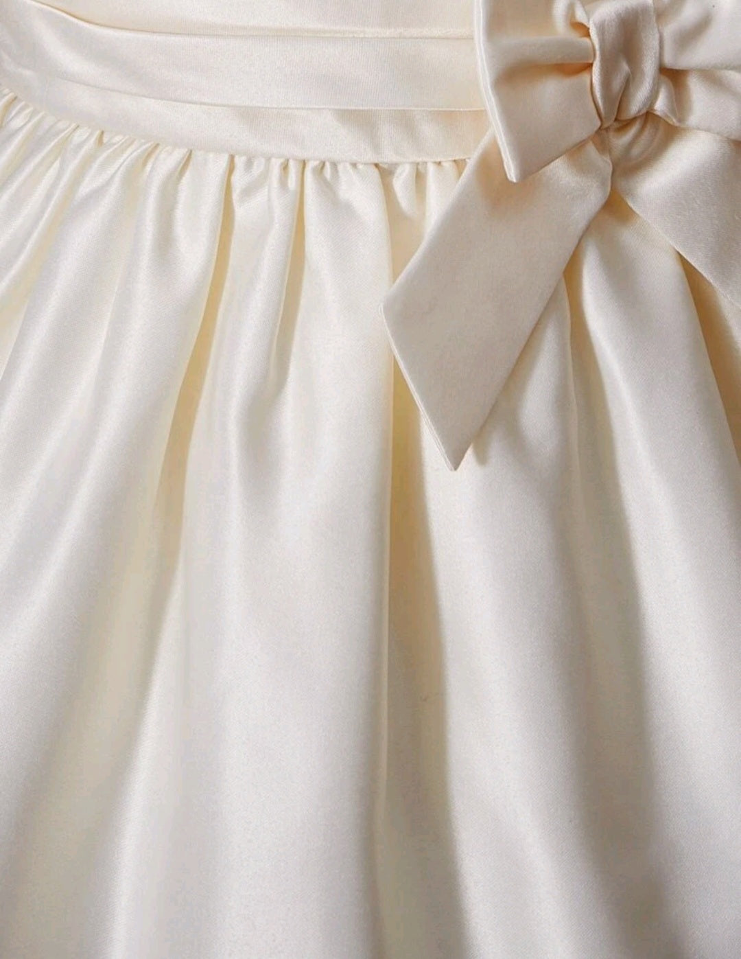 Off White Flare Hem Dress #1001132