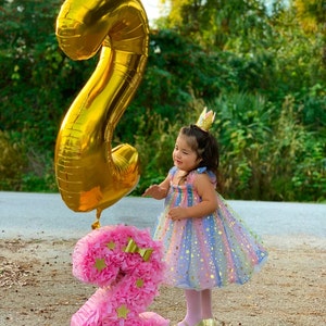 Rainbows and Stars Tulle Dress #1000415